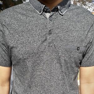 Mens Polo button up